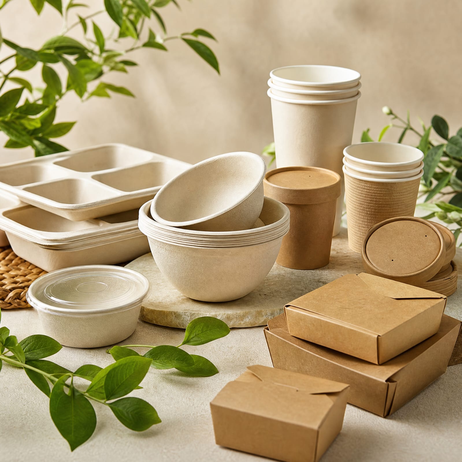 Eco-Friendly Bagasse Packaging GLE